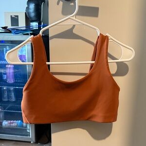 Rust Orange Nike Dri-Fit Sports Bra